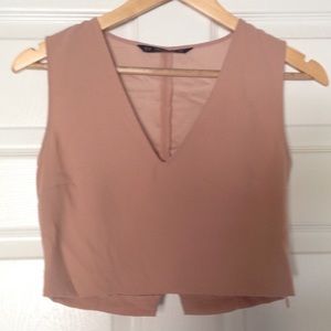 Zara Crop Top From The "Basic Collection."